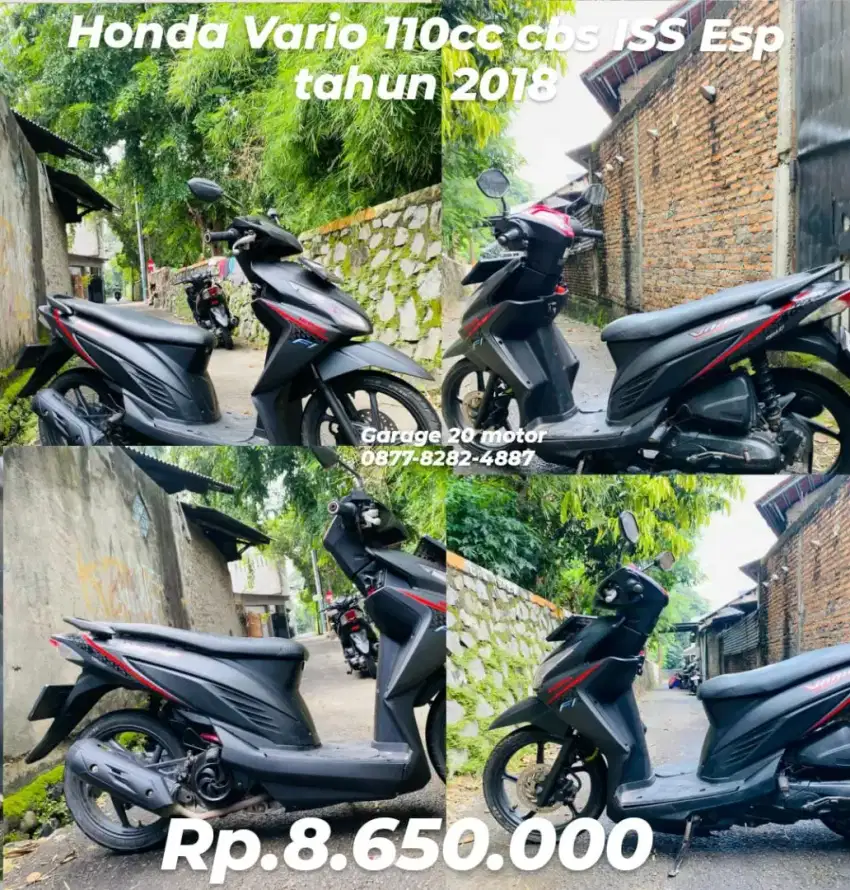 Honda Vario 110cc Cbs Iss Esp Tahun 2018