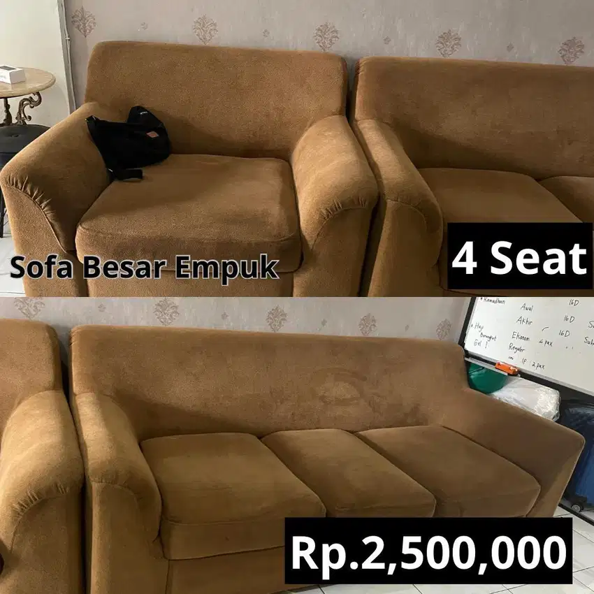 SOFA BESAR 4SEAT EMPUK