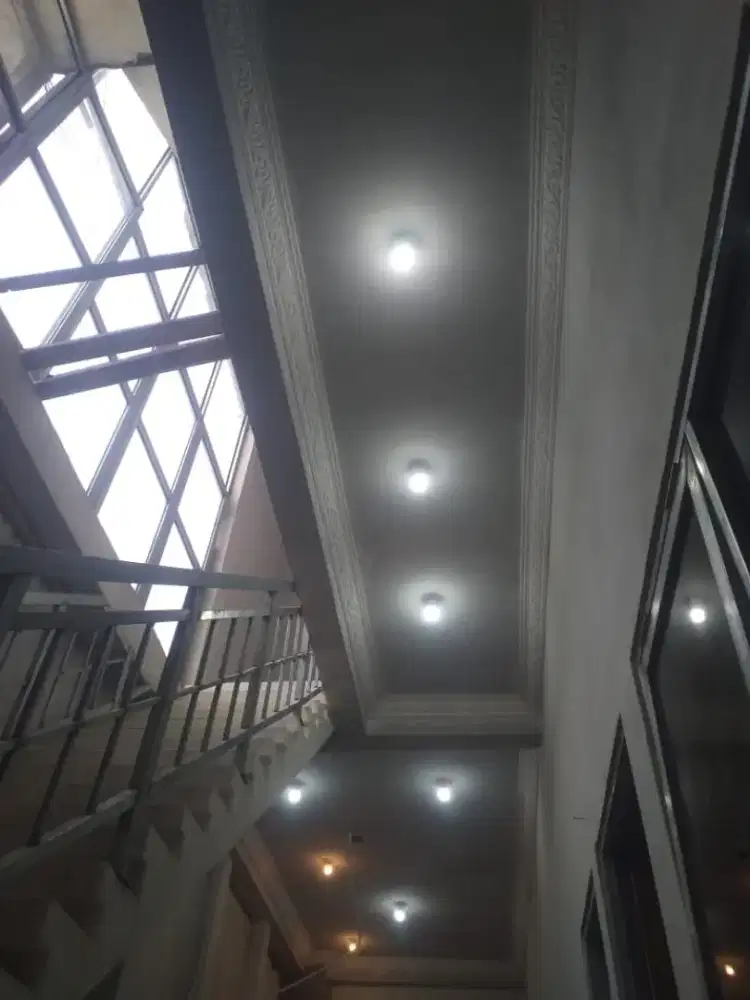 Plafon partisi PVC kanopi alumunium Lis gypsum