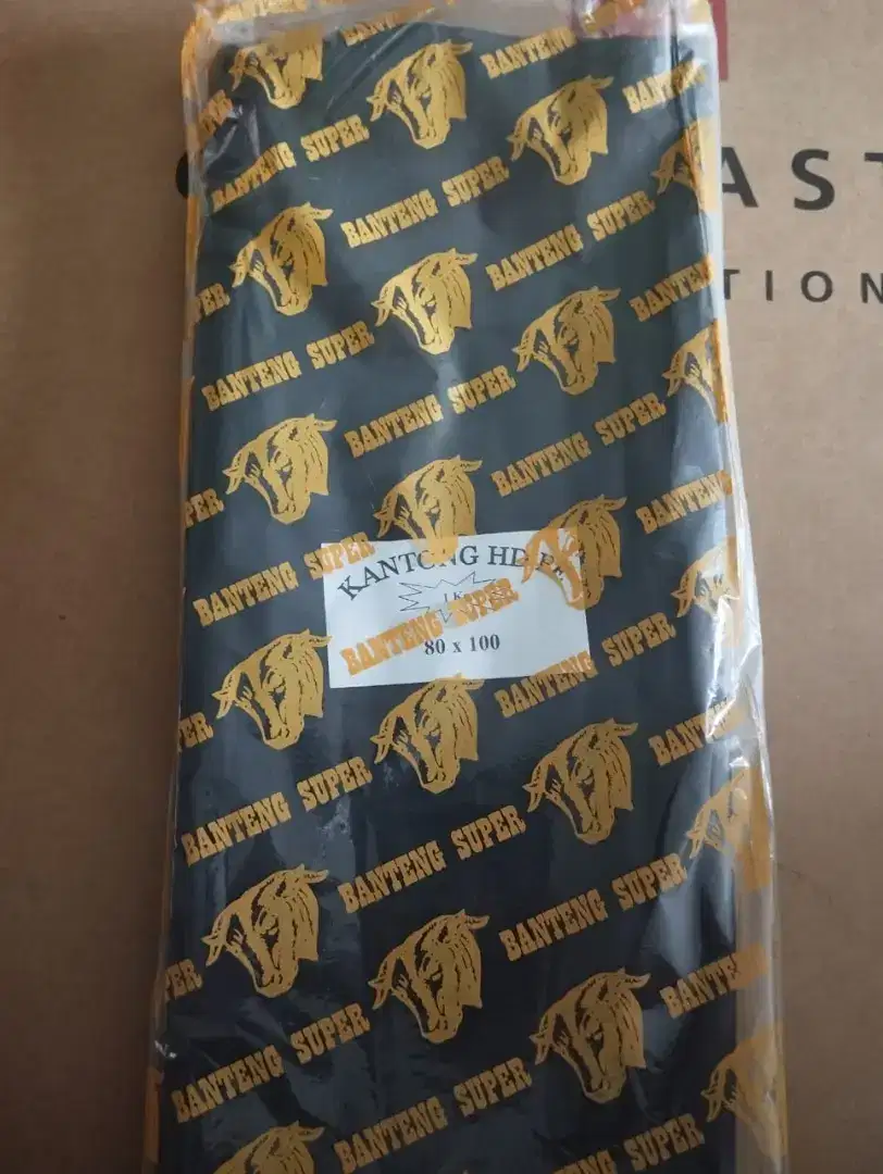 Plastik sampah hitam 80 X 100 banteng super