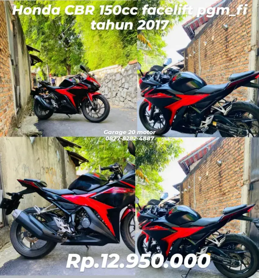 Honda CBR 150cc facelift pgm Fi tahun 2017