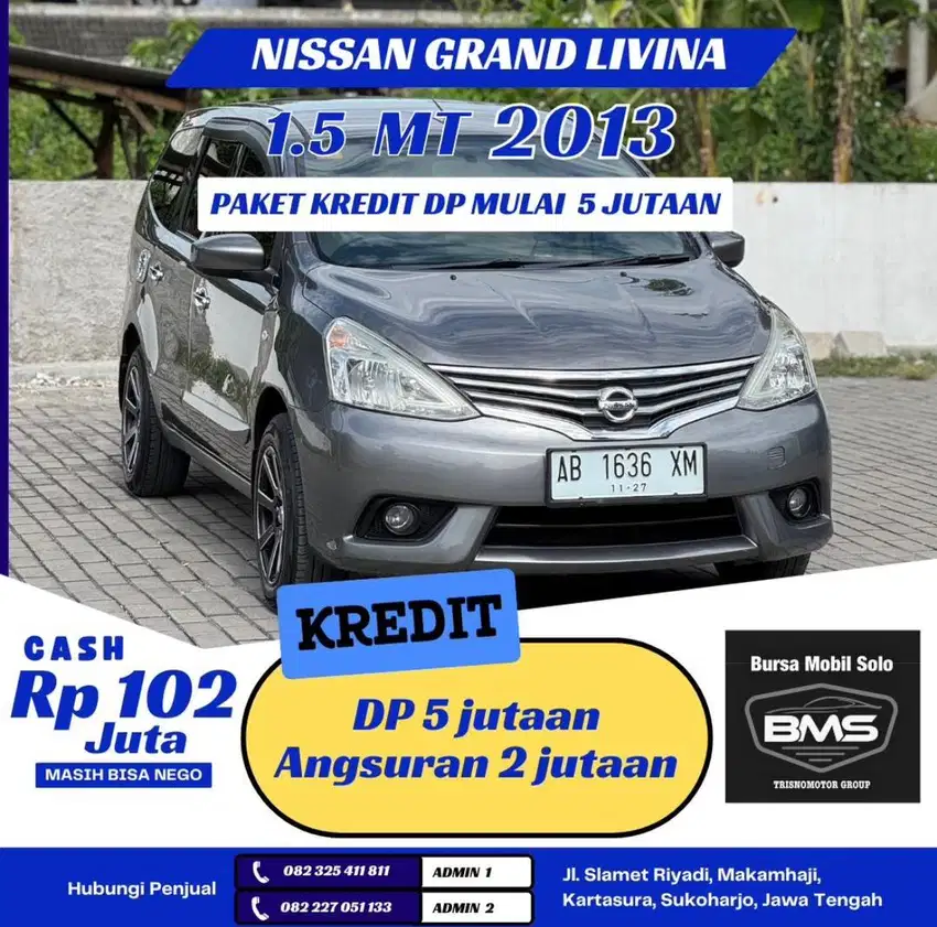 (DP 5Jt) All New Grand Livina 2013 Mt