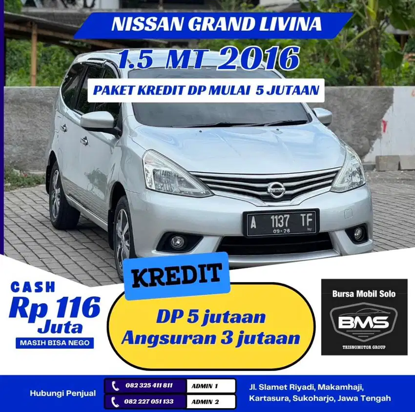 (DP 5Jt) All New Grand Livina 2016 Mt