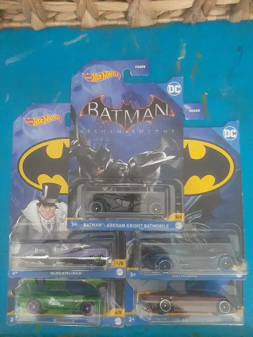 Hotwheels Seri Batman - 5pcs