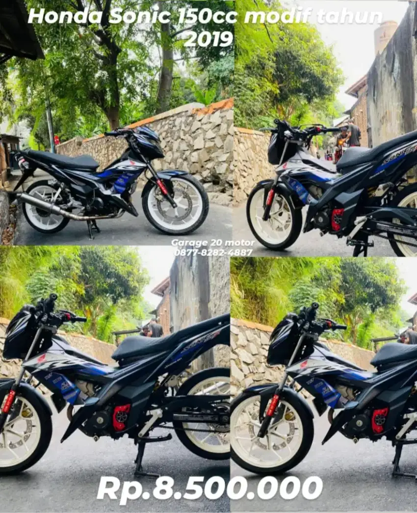 Honda sonic 150cc Modif Minus Stnk Hilang Pgm Fi Tahun 2018