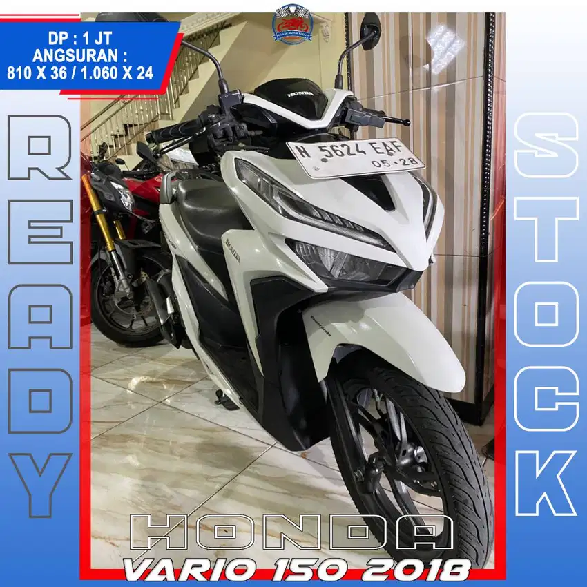 HONDA VARIO 150 2018 PAJAK BARU MASZEHH HIKMAH MOTOR KEPUH