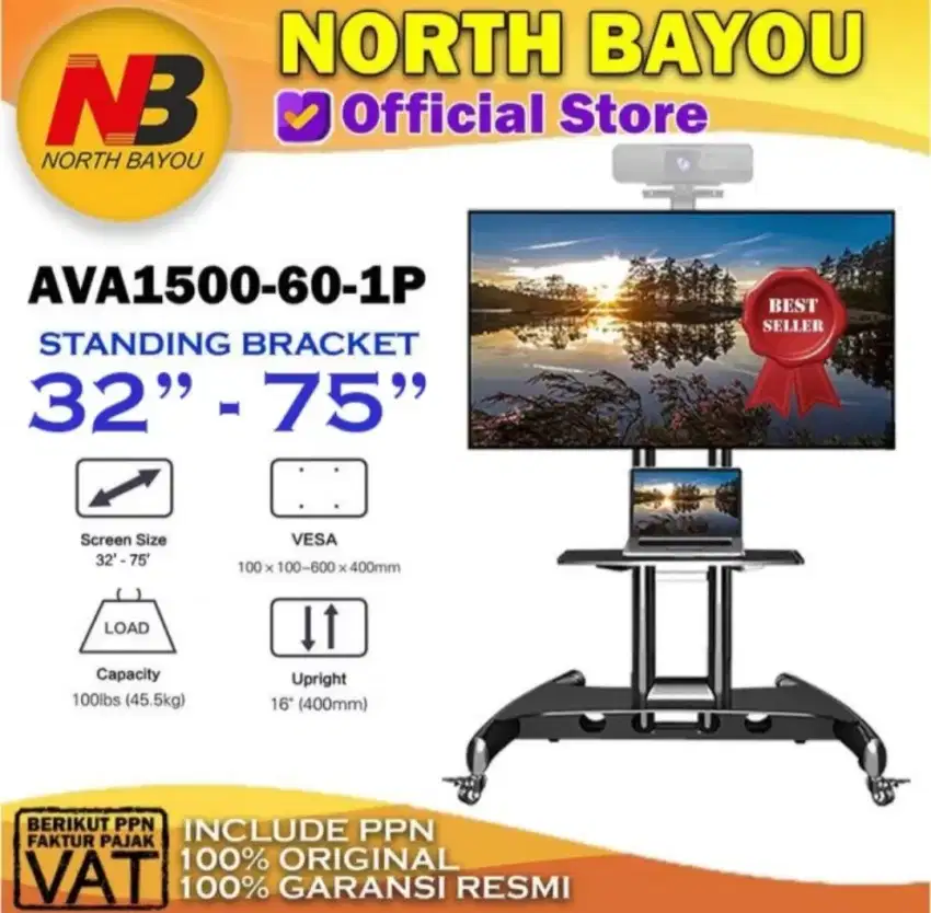 STAND BRACKET TV 50 INCH - 65 INCH STANDING BRACKET