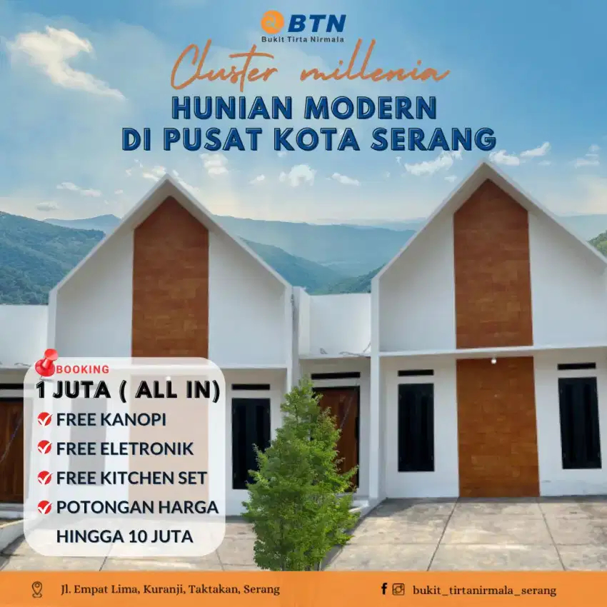 Rumah modern dengan harga terjangkau