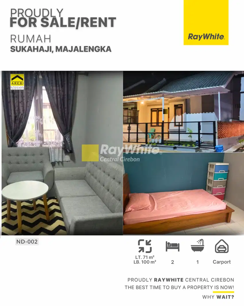 Dijual Rumah Minimalis 2 Lantai di Sukahaji Majalengka