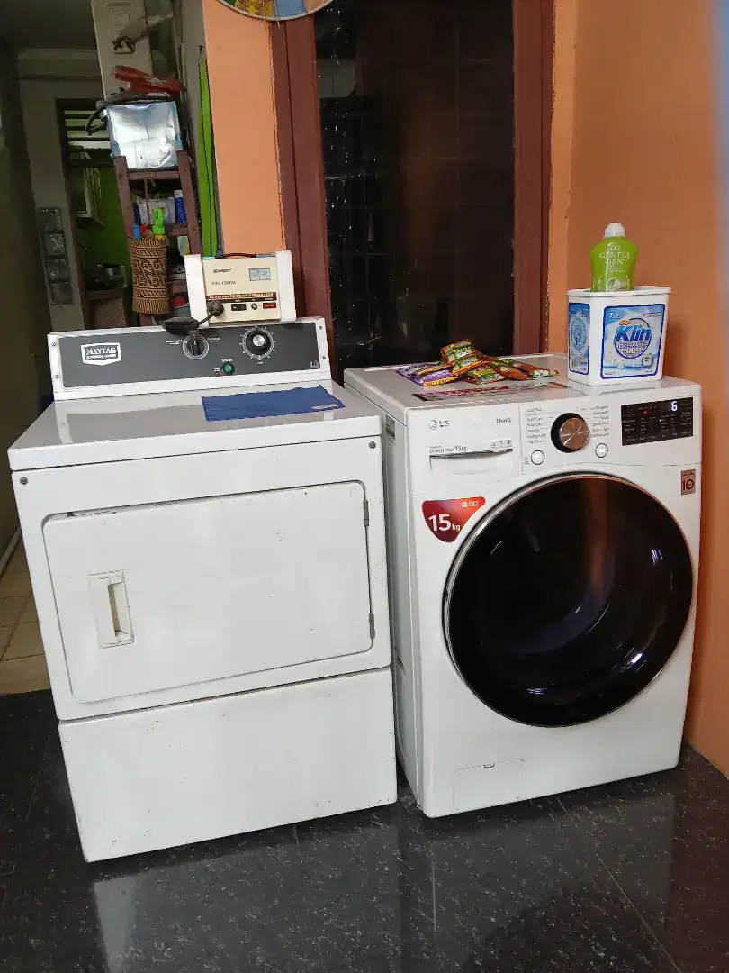 JUAL CEPAT PERALATAN LAUNDRY, GOOD CONDITION, MAU PINDAHAN KE JAKARTA