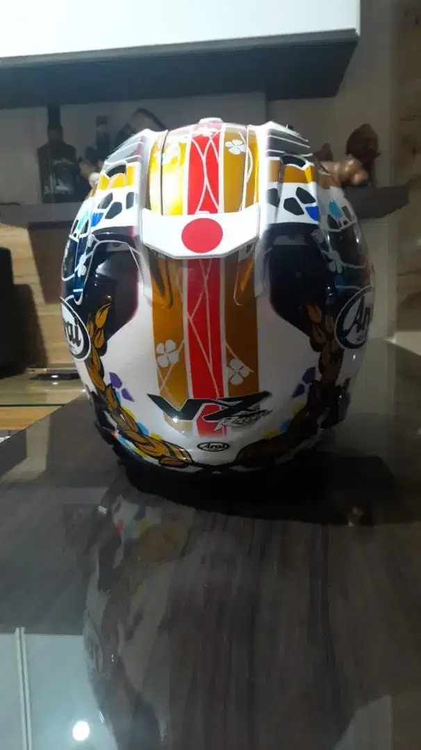 Tsr vz ram nakagami sticker arai + visor clear & iridium blue