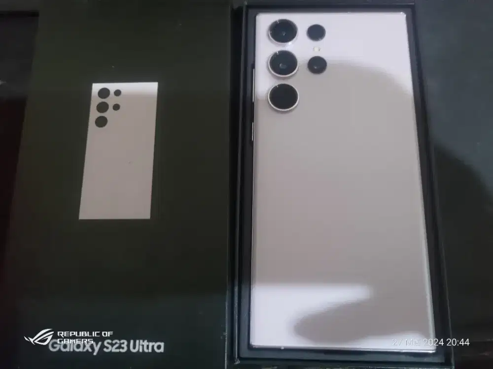 SAMSUNG S23 ULTRA 12/256GB FULLSET MULUS NOMINUS EX SEIN INDONESIA