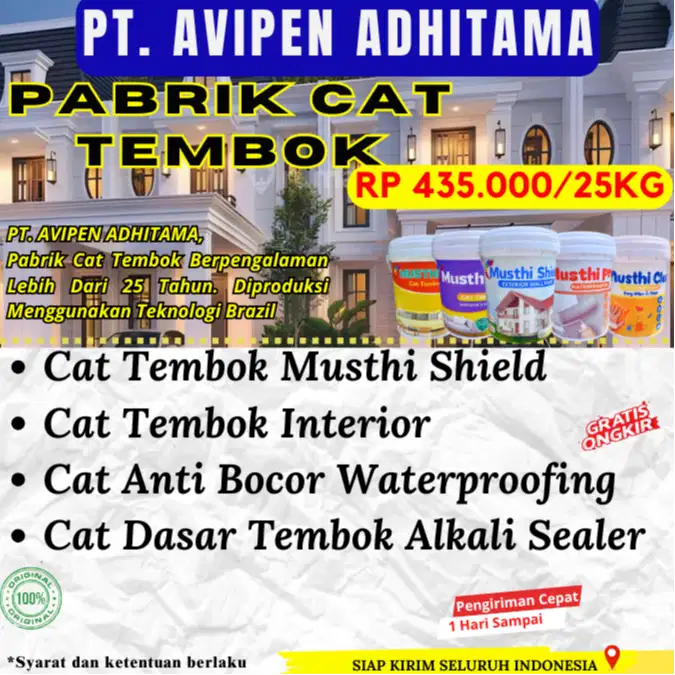 Cat Tembok Interior Dalam 25 Kg Sekelas Qluc Balikpapan