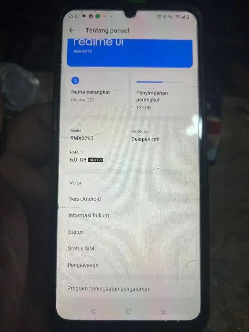 Di jual hp realme c53