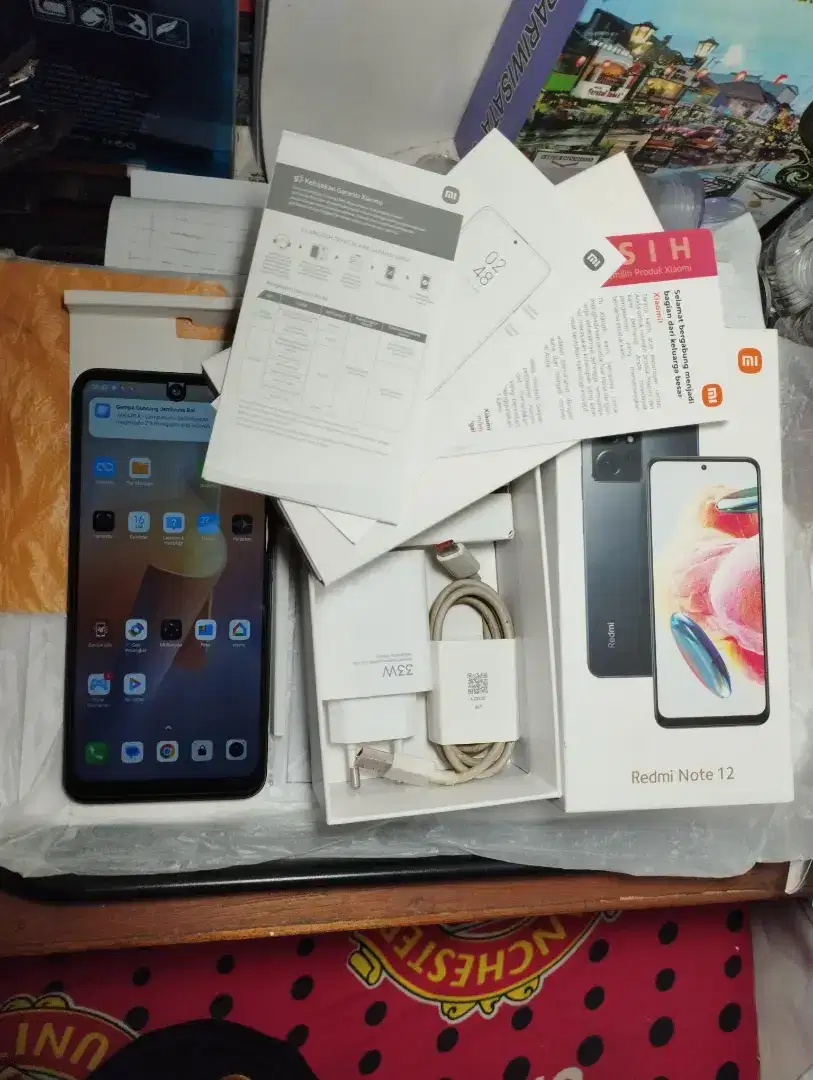 Di jual Bu redmi note 12 6/128 nfc 1,4