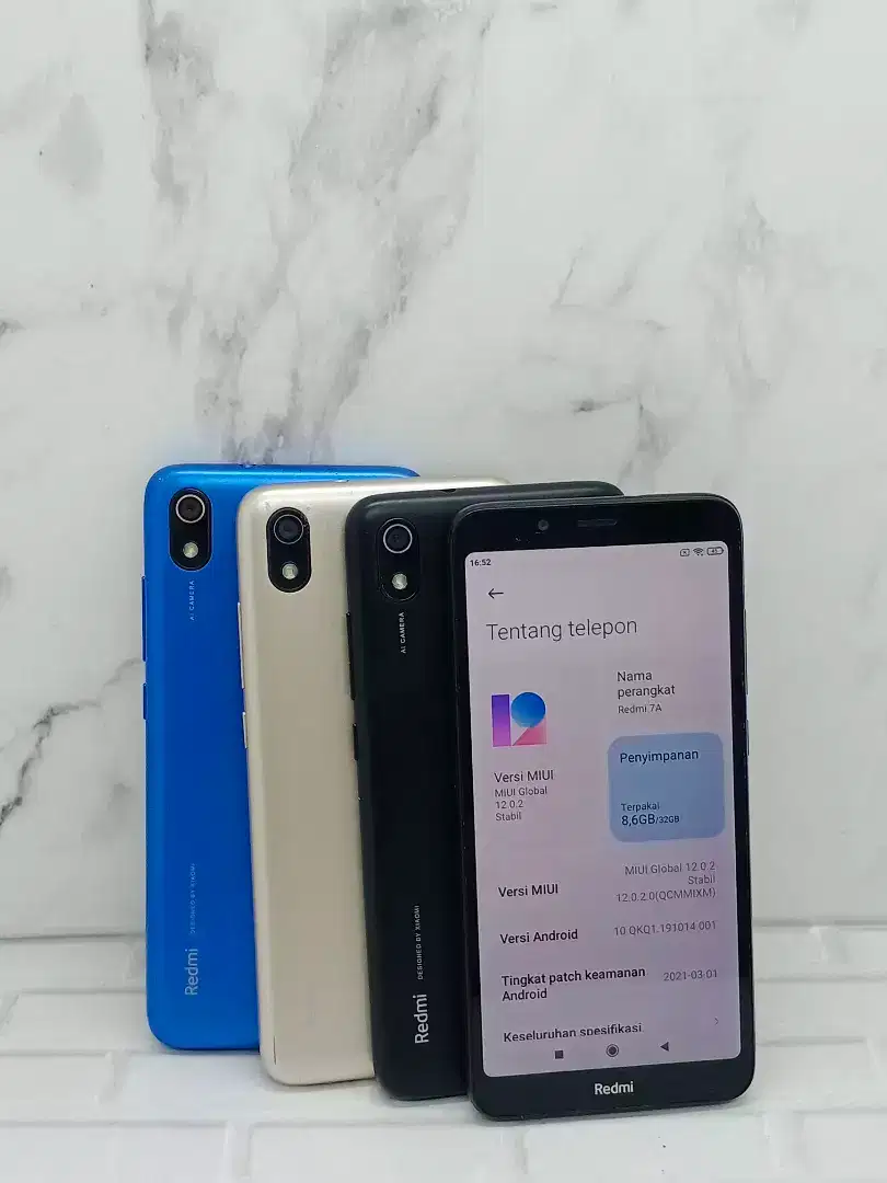 HP SECOND MURAH REDMI 7A RAM 3/32GB