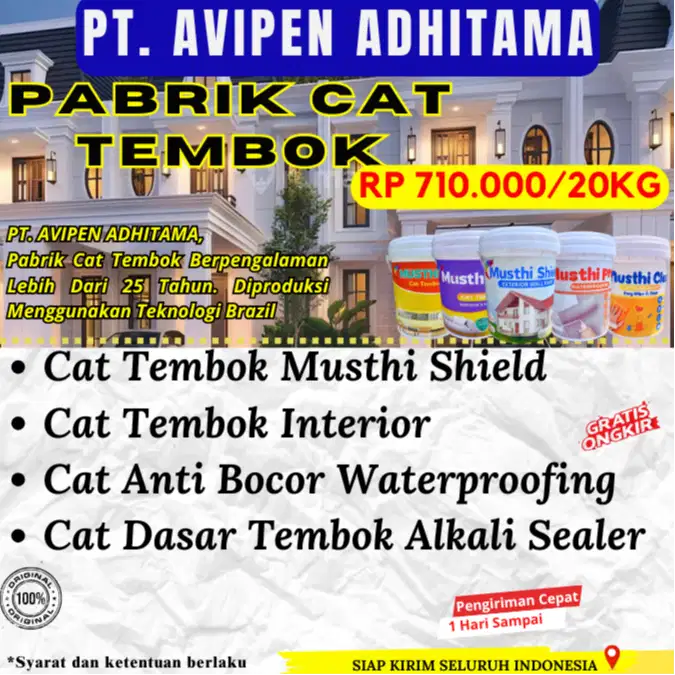 Cat Tembok Anti Bocor Waterproofing Sekelas Aquaproof Balikpapan