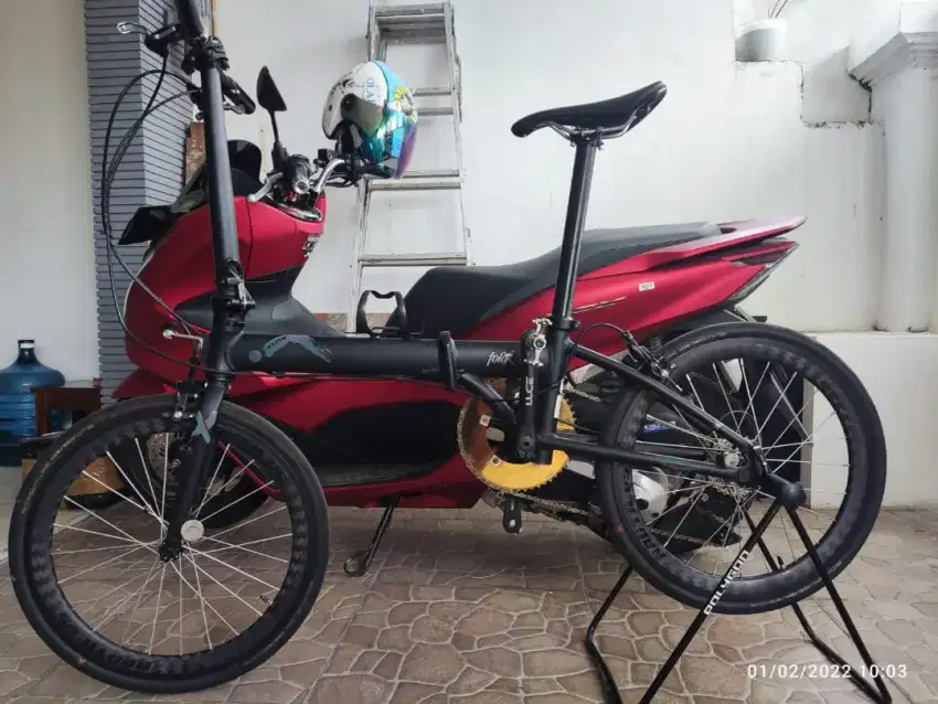 Sepeda lipat element foldx xlite 11 speed