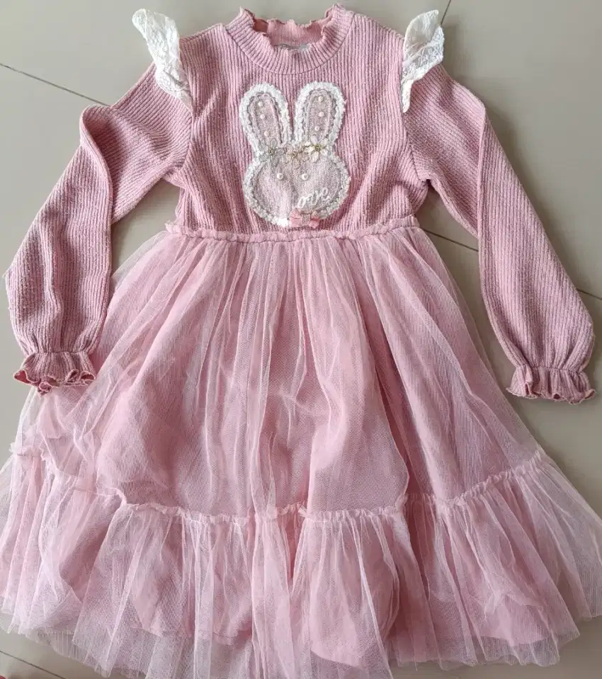 Dress pink cakep