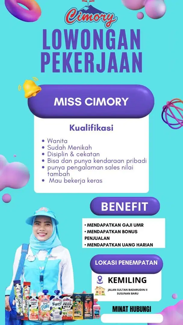 DICARI IBU IBU YANG INGIN BEKERJA