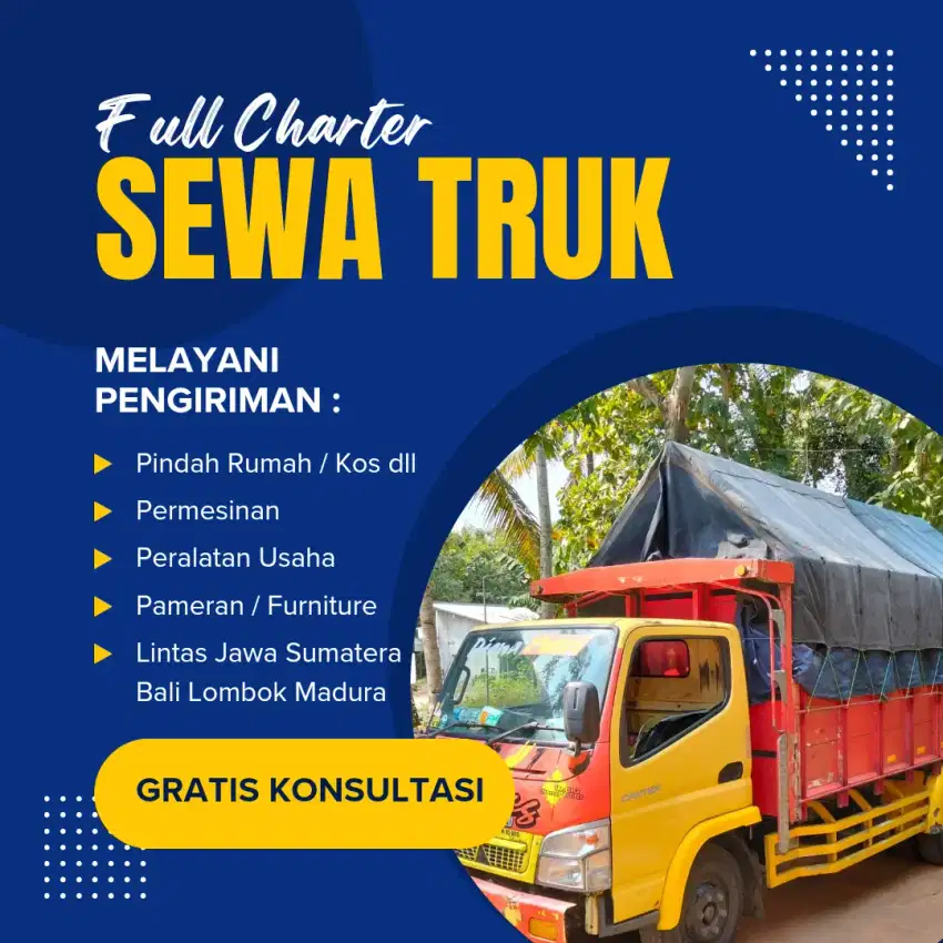 Jasa angkut sewa truk pindah rumah Malang