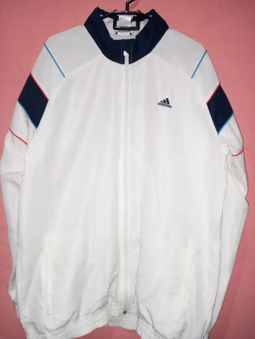 JAKET SPORT ADIDAS WARNA PUTIH