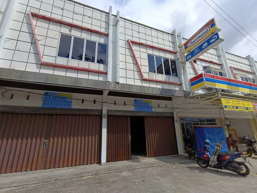 DIJUAL RUKO 2LT POSISI HOOK LOKASI TEPI JALAN BESAR JL. MELATI / PANAM