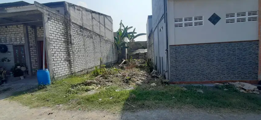 Tanah SHM Peganden Manyar Gresik Dijual murah cepat B.U Poll L 105 m2