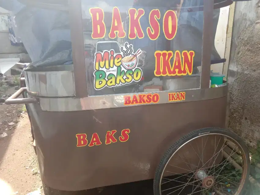 Gerobak baso/baso ikan/mie ayam