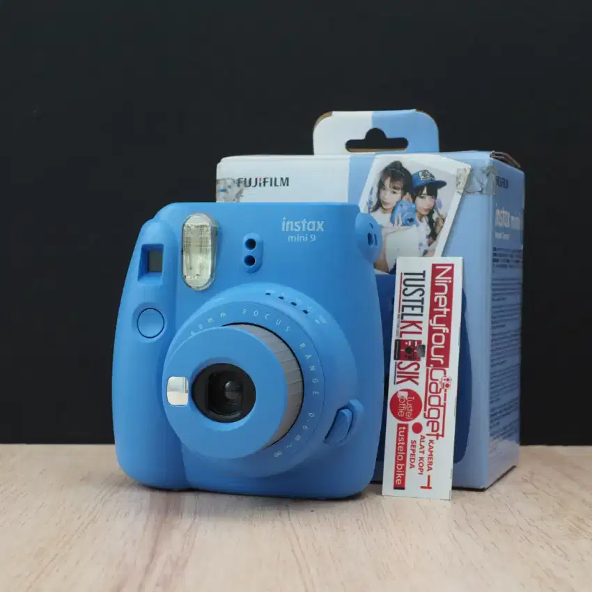 Kamera Instant Fujifilm Instax Mini 9 Fullset Box Like New ex FFID