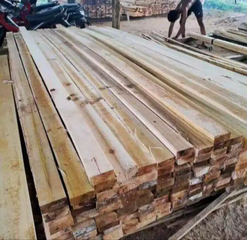 Kayu balok proyek murah 6/12*4