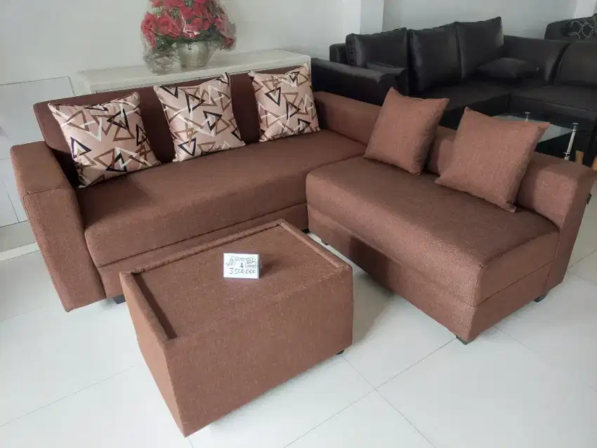 Sofa Minimalis dengan Kualitas Lebih Proporsional Komplit Meja Hokky