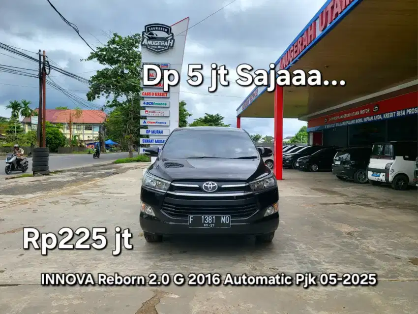 Dp5jt INNOVA Reborn G 2016 Automatic