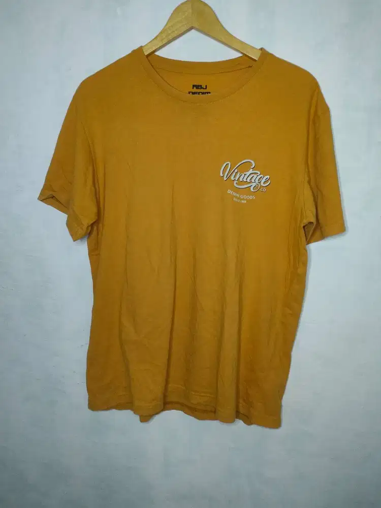 Kaos Vintage.Co Original Kuning