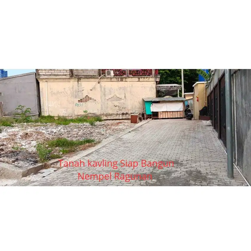 Di Jual Tanah Kavling Siap Huni dlm Cluster Nempel KB Ragunan Jaksel