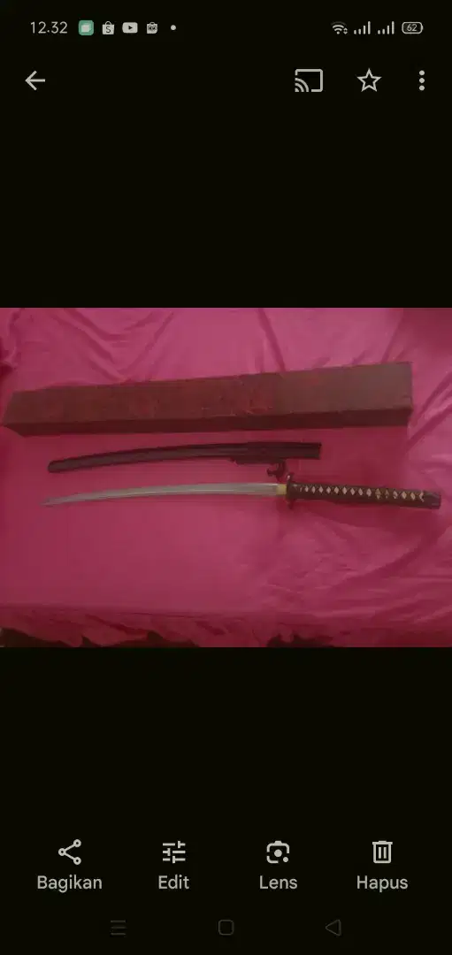 Di jual pedang katana