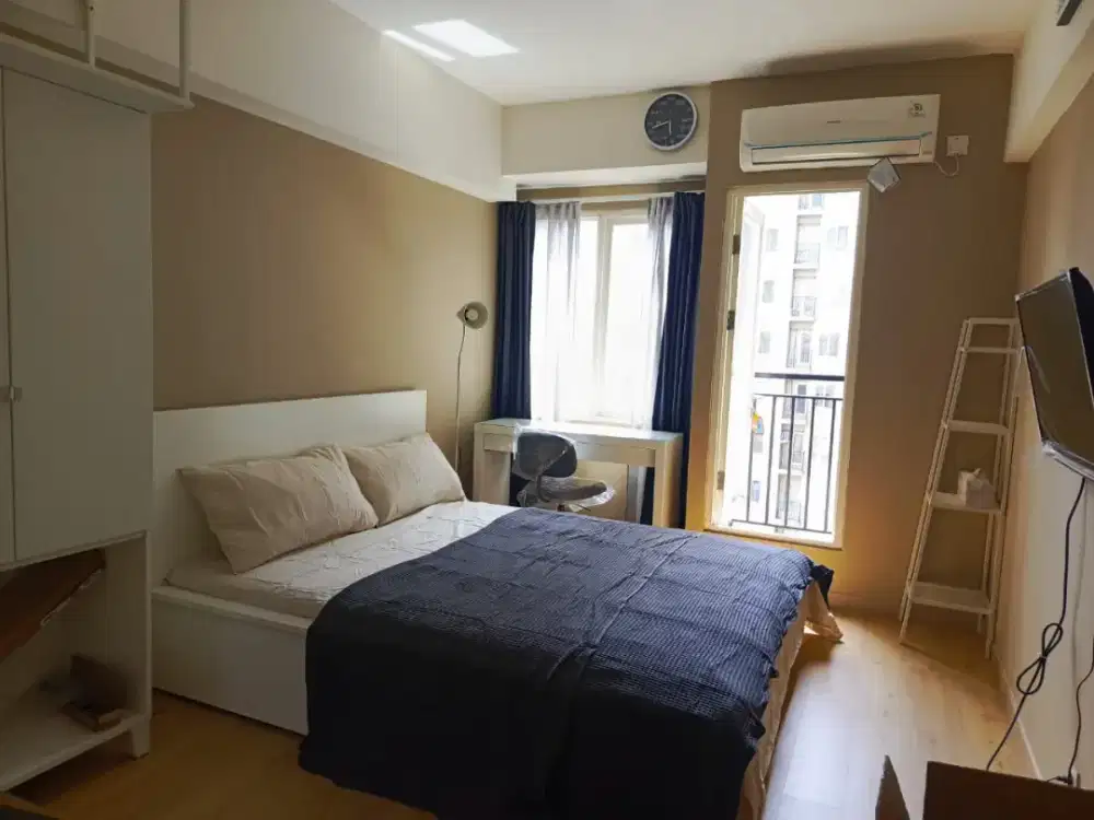 Apartemen sewa 3 Bln STUDIO FF @Podomoro Golf View Furniture By IKEA