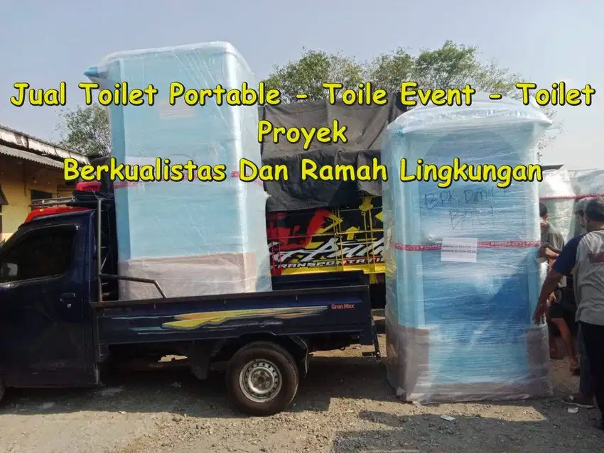 Toilet Portable Toilet Proyek, Toilet Fiberglass, Toilet Praktis dan M