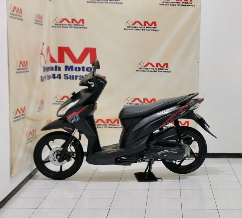 Honda vario 110 esp tahun 2016 hitam doff