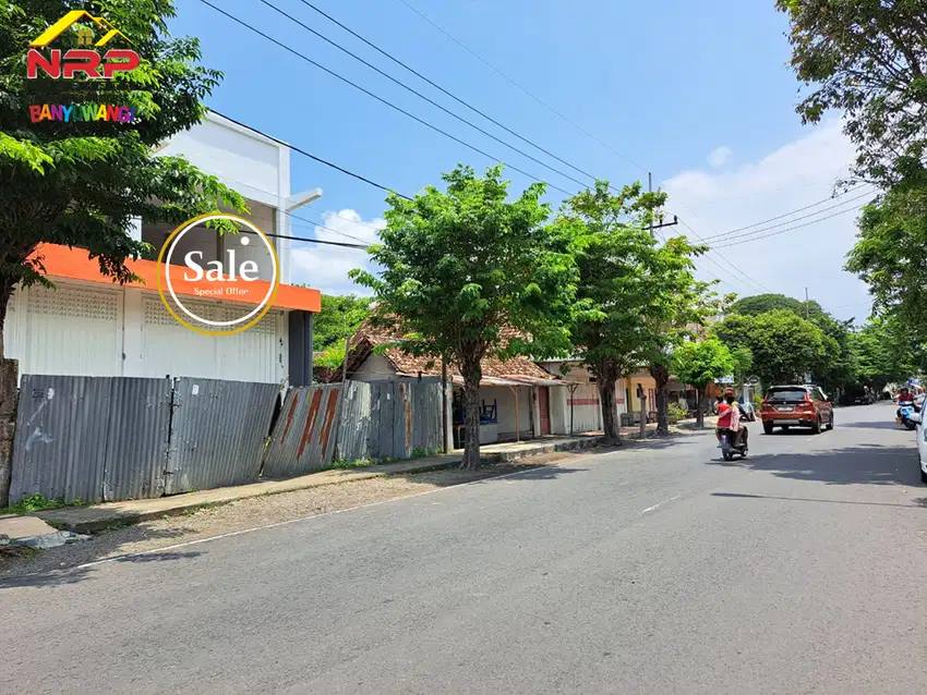 Dijual Ruko Baru 2 Lantai  tepi Jl. Menuju Marina Boom Banyuwangi