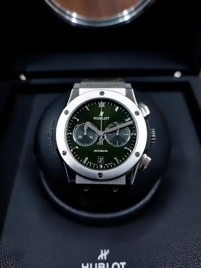 Hublot Classic Fusion Green Chronograph