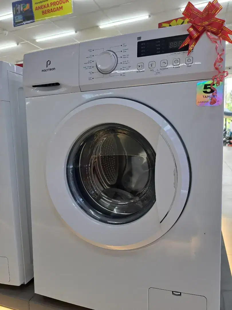 Mesin cuci polytron frontloading 8kg