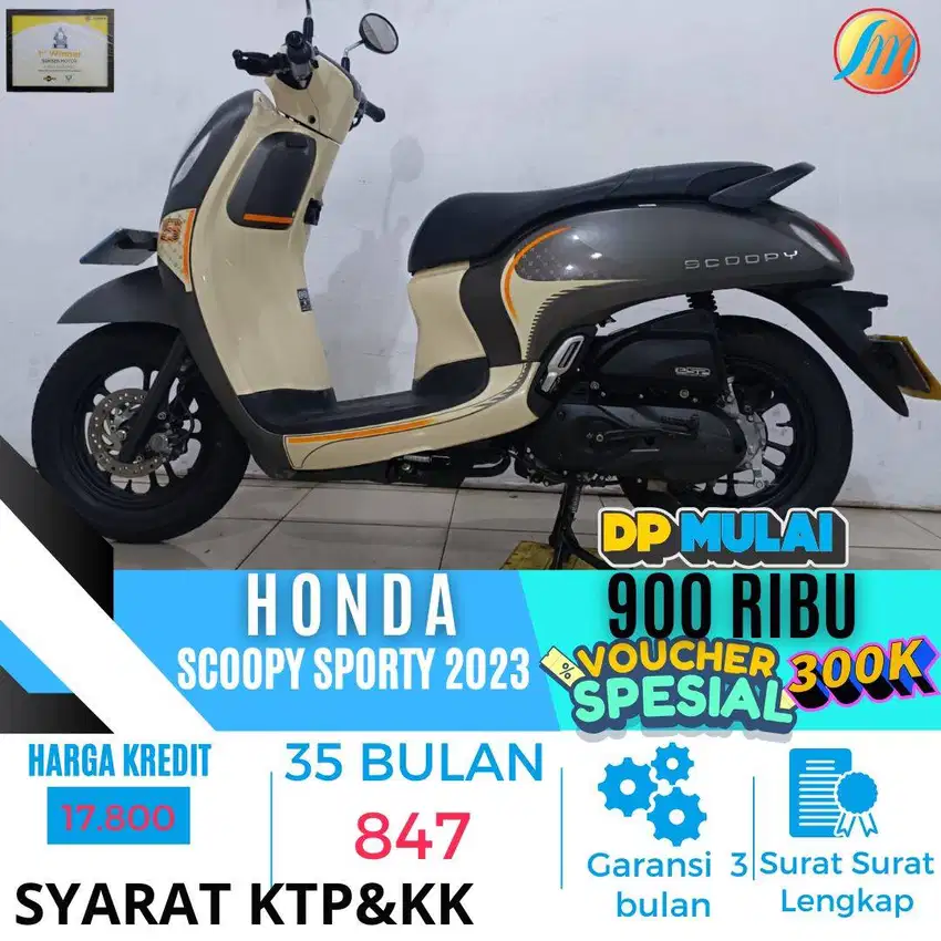 SCOOPY SPORTY JUAL CEPAT CASH&KREDIT BISA DI BANTU FREE VOUCHER 300K