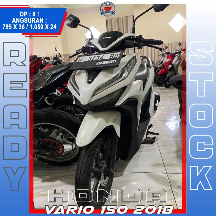 HONDA VARIO 150 2018 PLAT W MURMER POLL HIKMAH MOTOR KEPUH MALANG