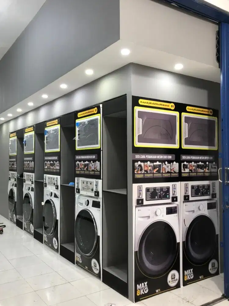 PAKET USAHA LAUNDRY COIN BRAND SENDIRI