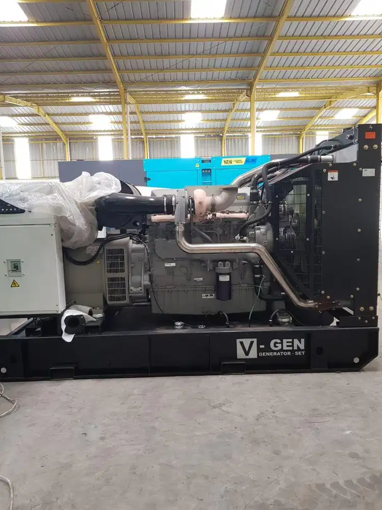 GENSET PERKINS 500 KVA SILENT OPEN BARU NEW GARANSI READY STOCK