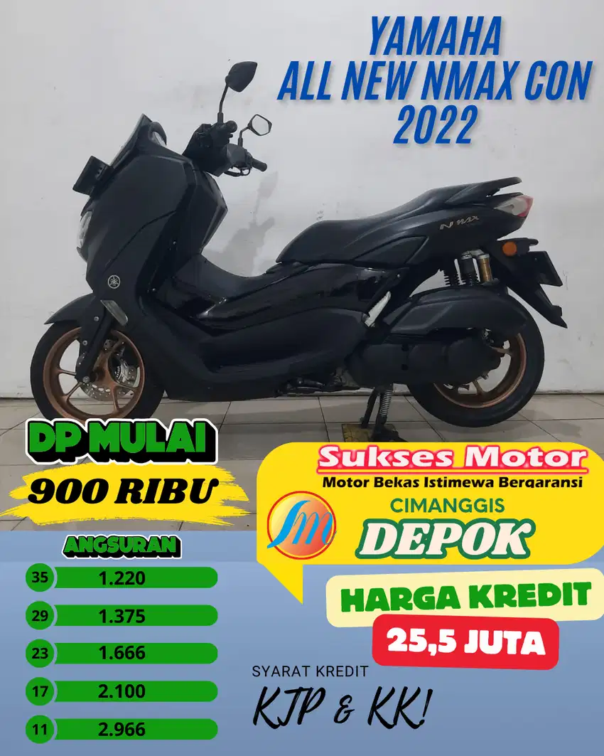 ALL NEW NMAX CON TAHUN 2022 PROMO DP 900 RIBU SYARAT BISA VIA WA GAN