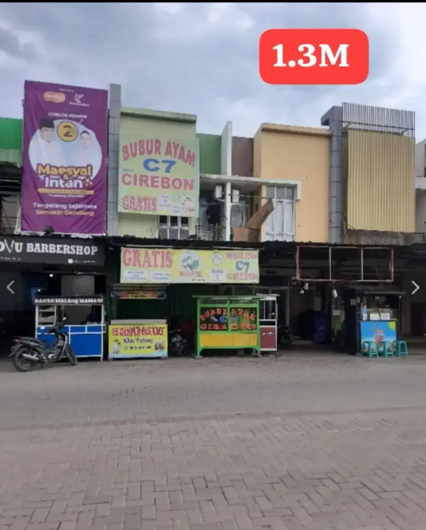 Ruko aryana karawaci lokasi super ramai dan strategis