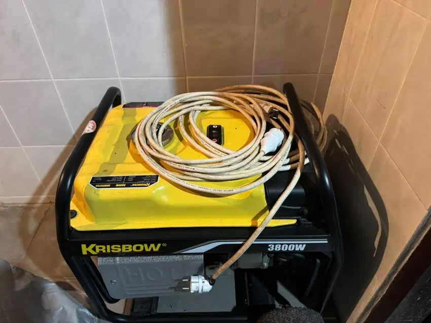 Dijual Genset Krisbow 3800VA, kondisi mulus, jarang pakai