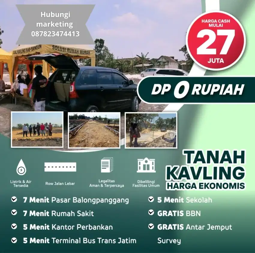 Promo tanah 27 juta